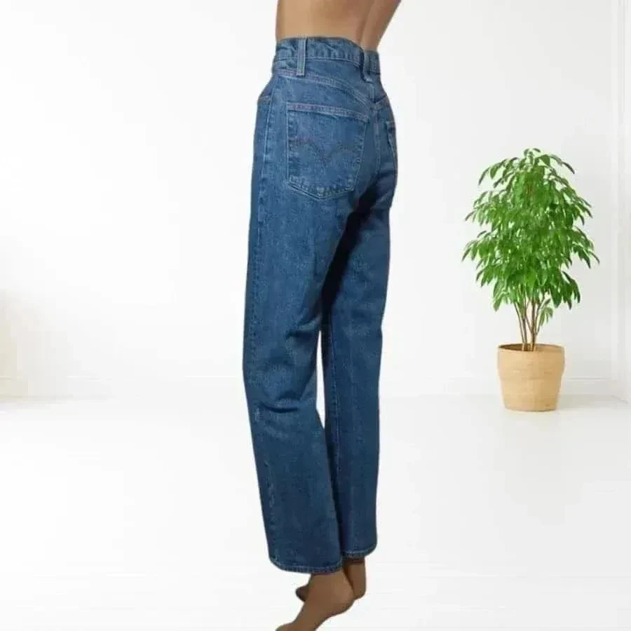 LEVI'S premium ribcage straight - high waist - stretchy - excellent condition – photo 4